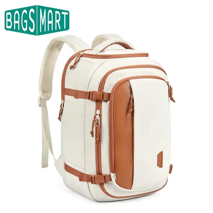 BAGSMART Sac à dos de voyage léger 30L approuvé pour le vol pour hommes et femmes Sac