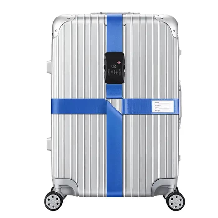 TSA mot de passe douane serrure bagages ceinture croisée réglable valise de voyage bande