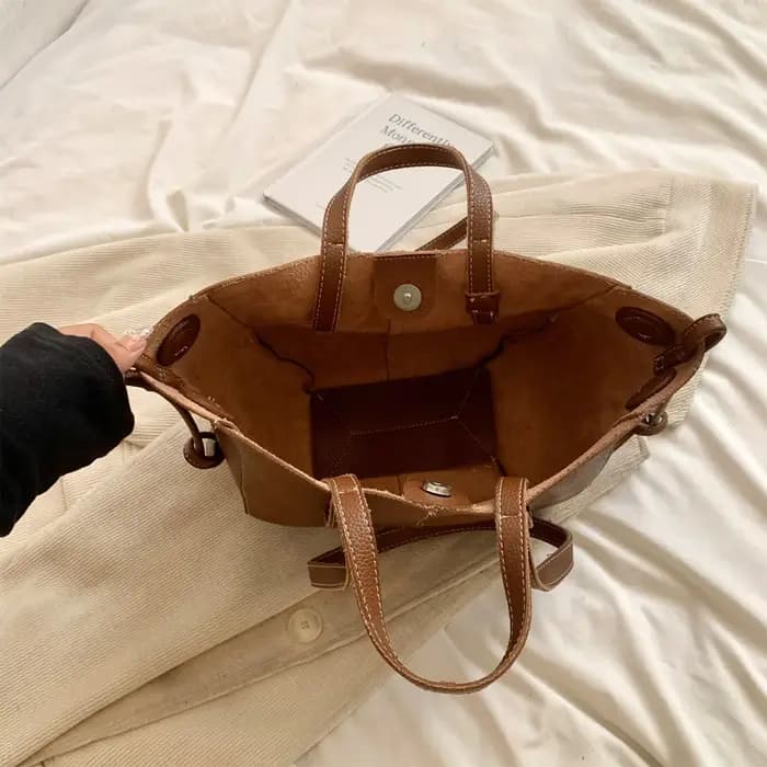 Sac à dos en cuir de grande capacité pour femmes