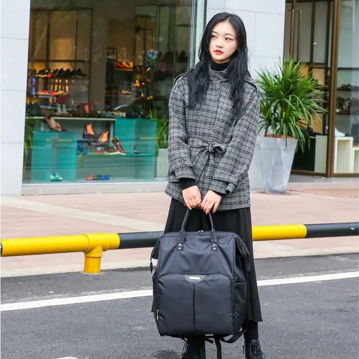Sac à roulettes de voyage Oxford pour femme