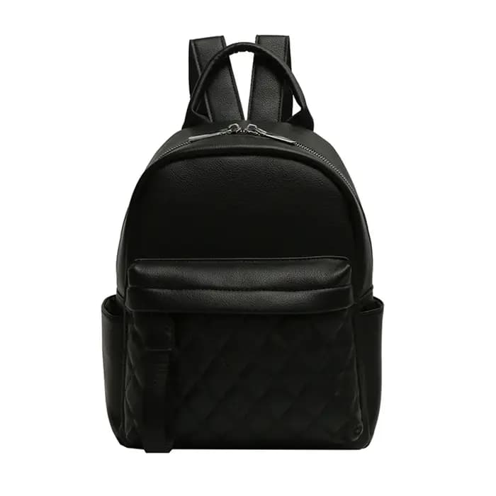 Nom personnalisé Sac à dos pour femme Nom personnalisé Mode PU Sac souple Sacs à dos de voyage en pl