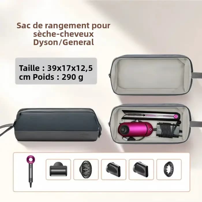 Sac de rangement pour sèche-cheveux