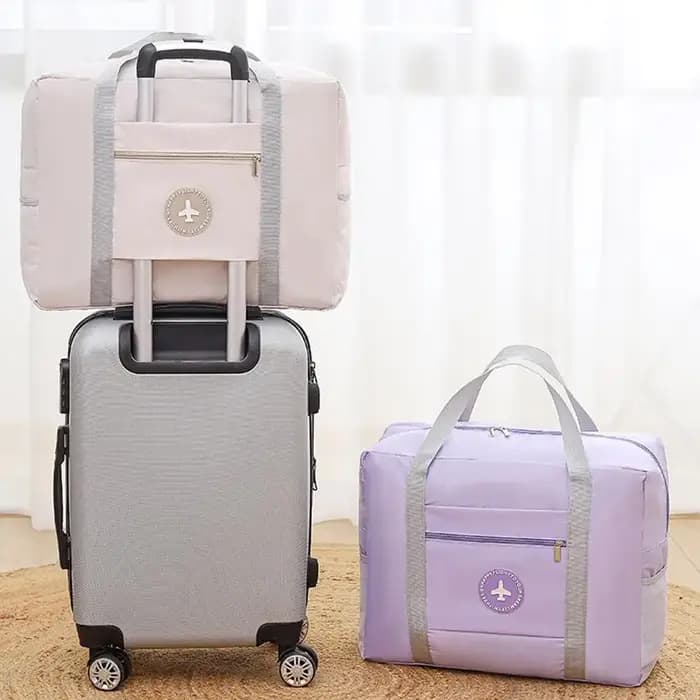 Sac de voyage pliable avec pochette pour trolley