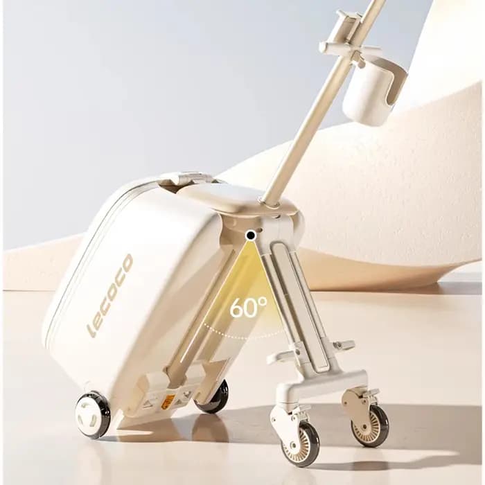 Valise enfant 2-en-1 séparable 20 pouces avec siège et porte-gobelet