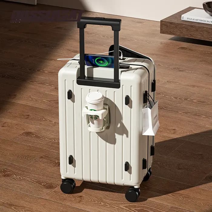 Nouvelle valise ouverte avant cabane boîtier de chariot 20/24/26 pouces cadre de haute qualité