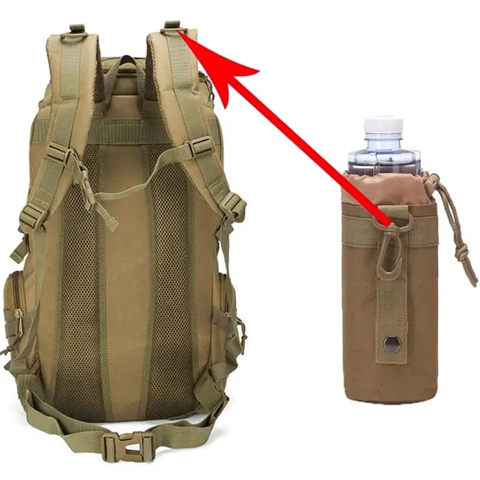 Sac à dos tactique sac de survie chasse MOLLE sac à dos GYM pour hommes EDC voyage en plein air randonnée sac à dos Camping Trekking sac à dos