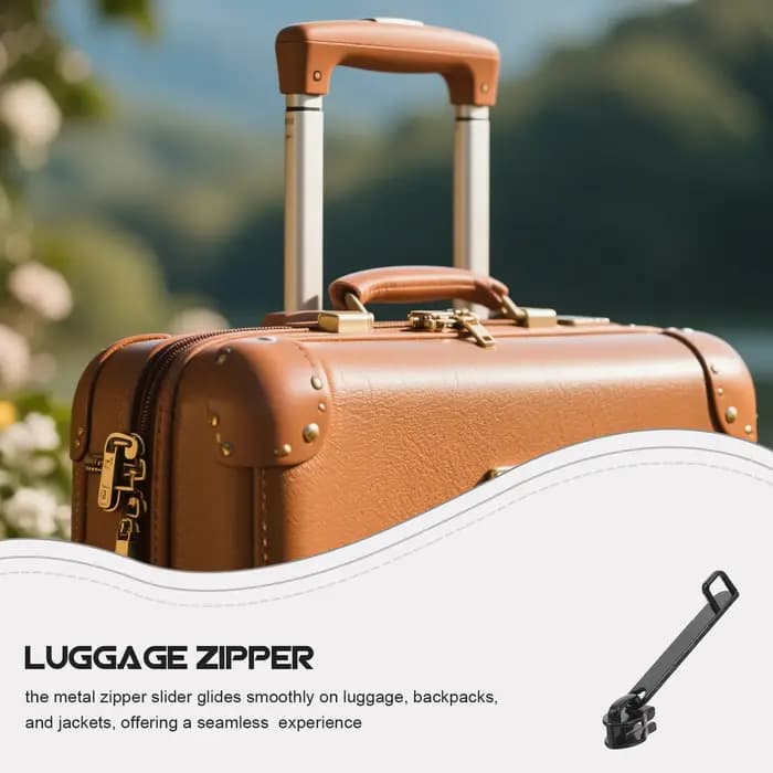 Kit de réparation universel 6 pièces pour fermetures éclair de valises