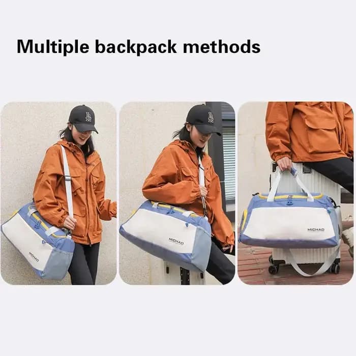 Grand sac de sport pour hommes et femmes avec compartiment humide/sec - Sac