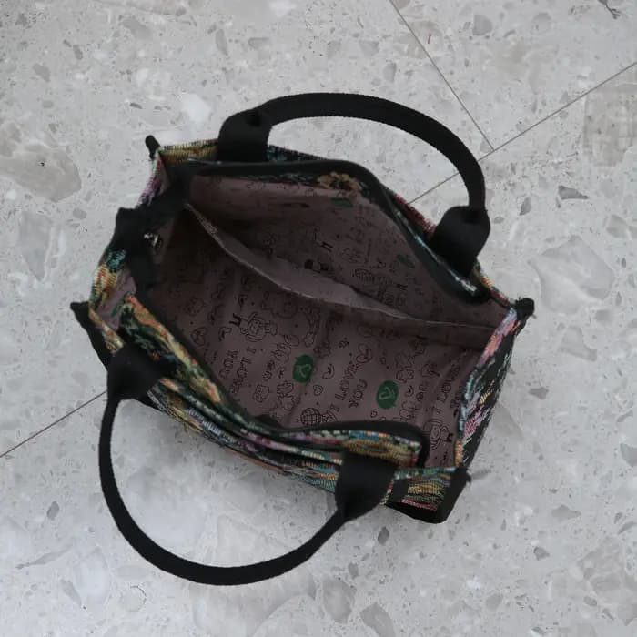 Sac fourre-tout Vintage à fleurs