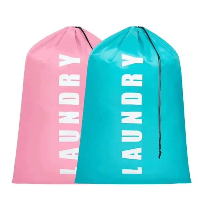 Lot de 2 sacs à linge XL, organisateur de vêtements sales lavable en machine, suffisamment grand pou