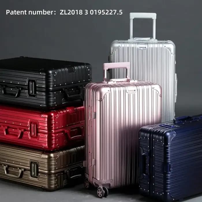 Valise de voyage en alliage d'aluminium et de magnésium 100%