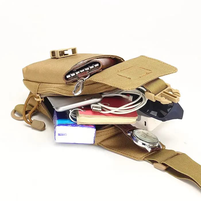 Petit sac de poitrine de Camouflage antivol pour l'extérieur