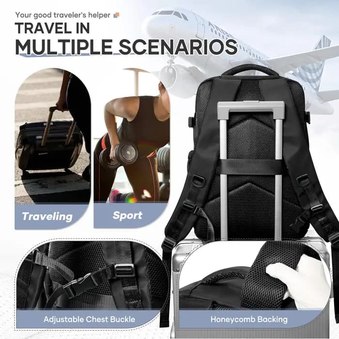 Sac à dos de voyage Airbag 43x29x15 sac de cabine avion