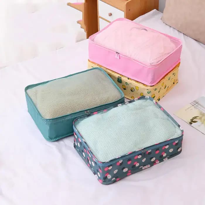 Sac de rangement de voyage grande capacité, pochette de tri pour vêtements, organisateur portable multi-compartiments pour la maison et l'extérieur