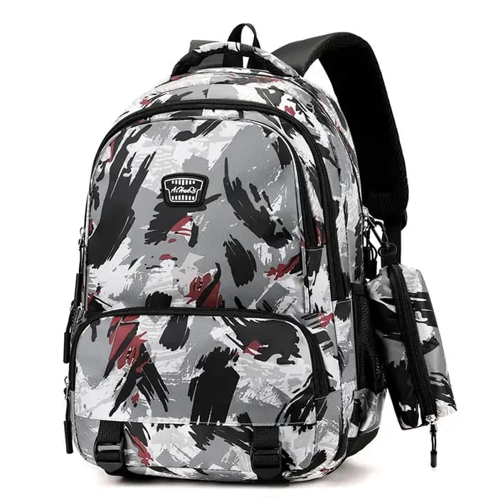 Sac à dos décontracté imprimé floral pour hommes et femmes