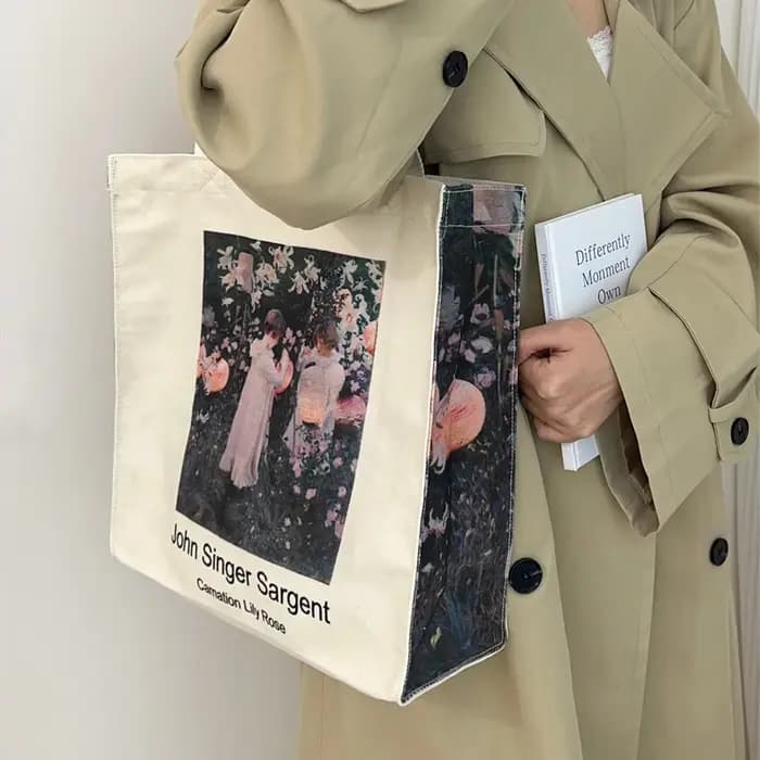 Sac à bandoulière en toile Extra épaisse pour femmes
