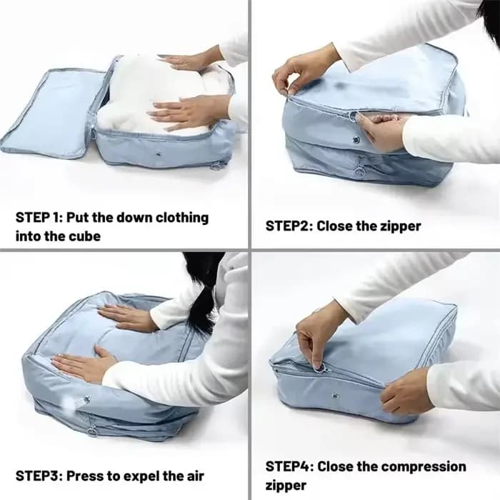 Sac de compression pliable 1-10 pièces