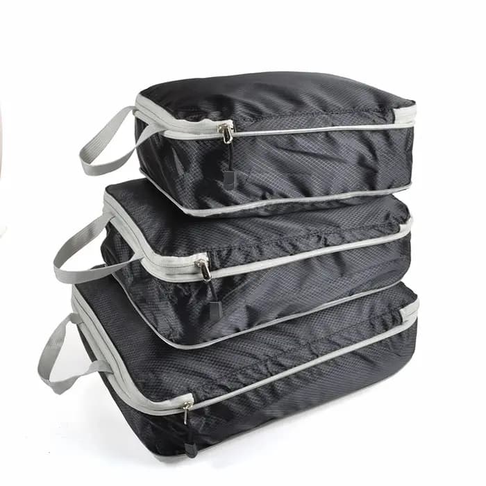 Sac de rangement de voyage, emballage compressible, valise cubique, poignée de bagage, fourre-tout p