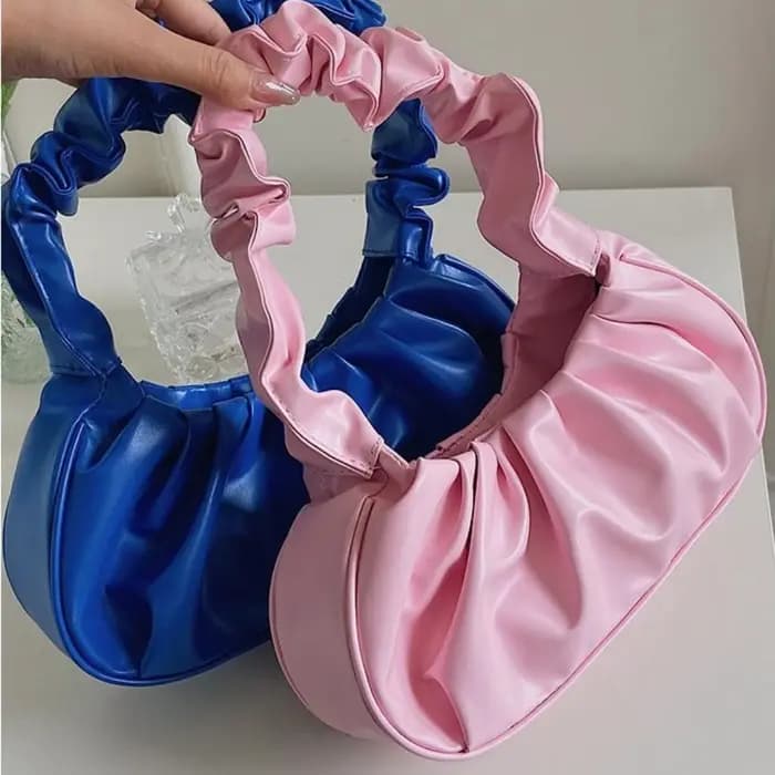 Sacs à main plissés en nuage pour femmes