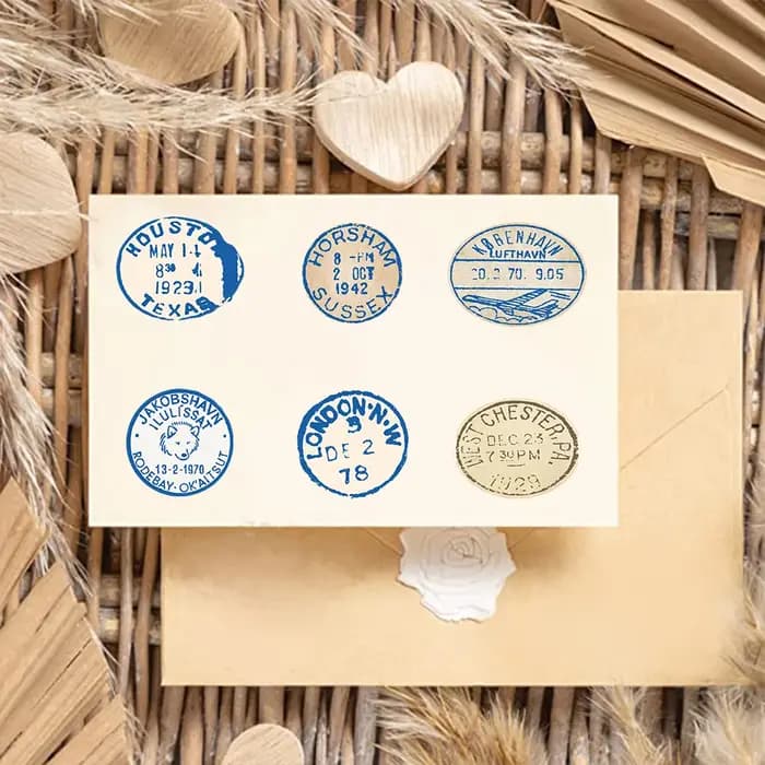 Autocollant de billet de voyage