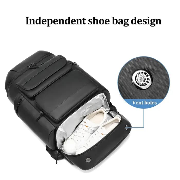 Sac à dos de voyage étanche de grande capacité pour hommes