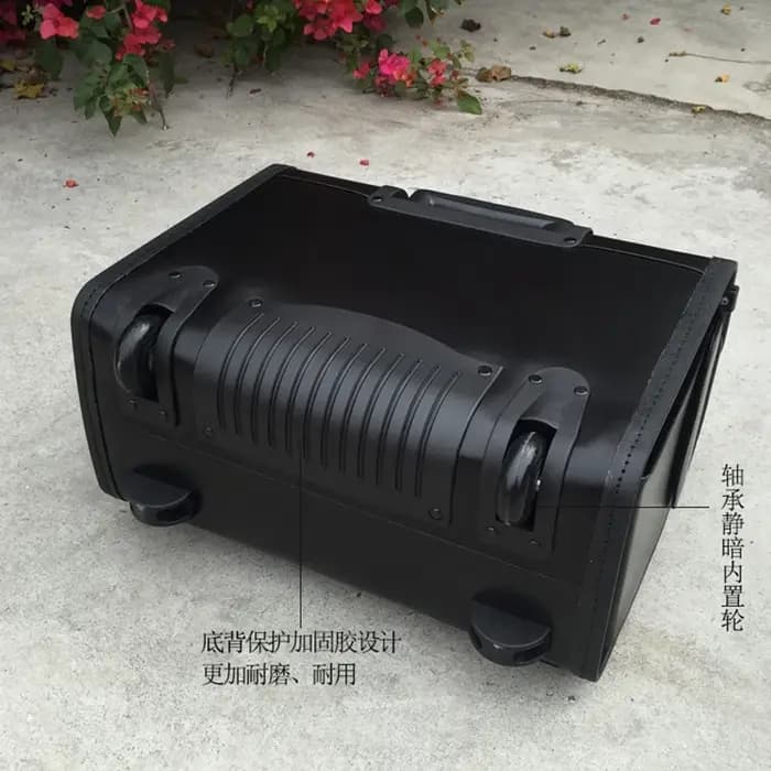 Valise de vol Trolley services.com Pilot en cuir véritable