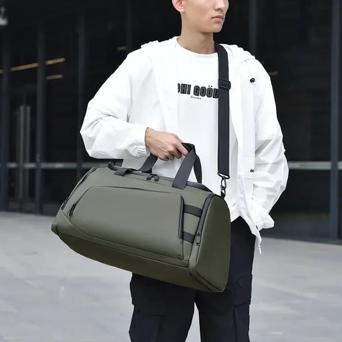 Sac de voyage fitness avec séparation humide/sèche, étanche, valise à main multifonctionnelle, sac de voyage pour affaires