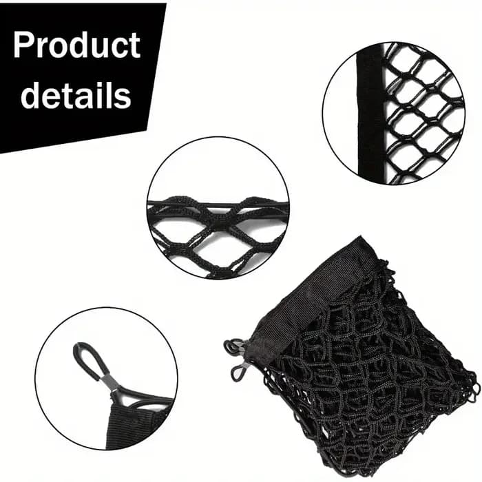 Filet de rangement pour bagages élastique et réglable! Avec crochets