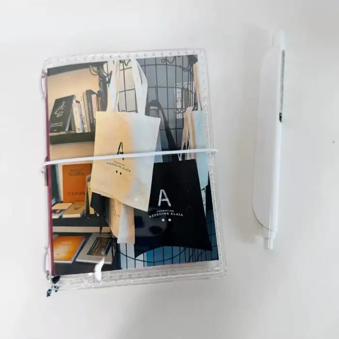 Agenda de voyage transparent en PVC TN, organiseur de passeport, carnet de notes, nouveau 2026