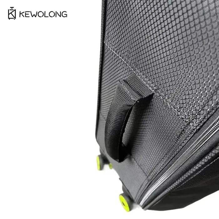 Bagage à carreaux extra large robuste – Valise étanche approuvée par la compagnie aérienne avec double roulettes et serrure TSA