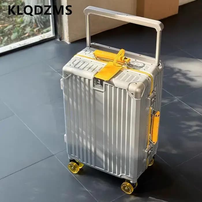 KLQDZMS bagages 20 "24" 26 "28" 30 pouces grande capacité boîtier de chariot femmes ABS + PC boîte d'embarquement valise à roulettes universelle pour hommes