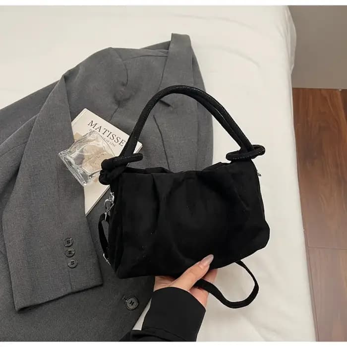 Nouveau sac bandoulière rétro en daim pour femme, sac à main tendance, confortable et polyvalent, sa