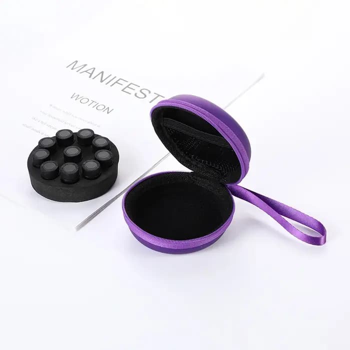 Étui d'huile essentielle Portable en PU de 1 à 2ml