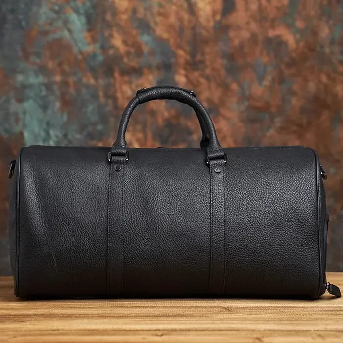 NASVA sac de week-end en cuir pour hommes et femmes bagages polochon sacs de voyage