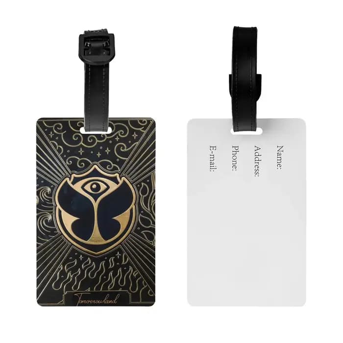 Tomorrowland-Étiquette de bagage personnalisée