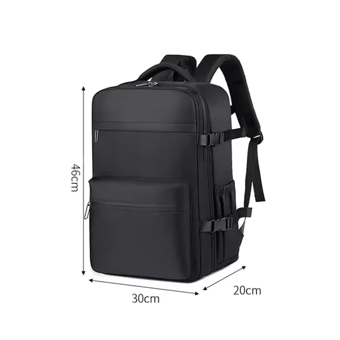 Sac à dos de voyage extensible sous vide grande capacité pour ordinateur portable