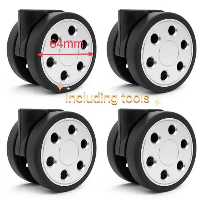 Roues universelles pour valise de voyage Rimowa