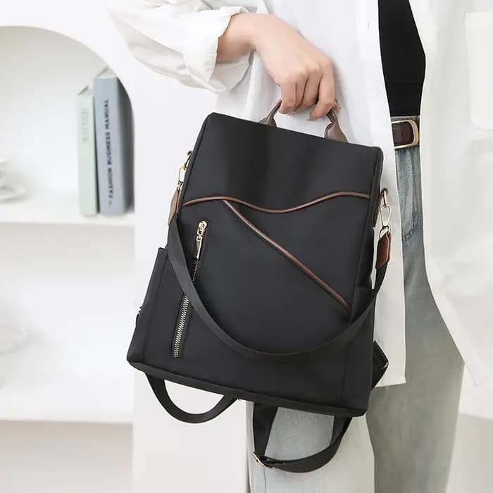Sac à dos antivol femme décontracté en Nylon nouveau sac d'école 2025 mode grande capacité bandoulière sac