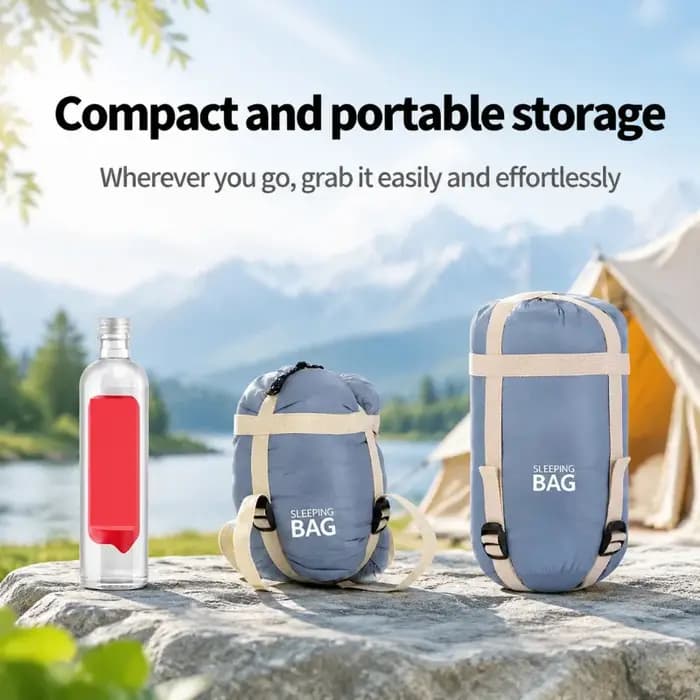 Sac de couchage de camping compact et léger
