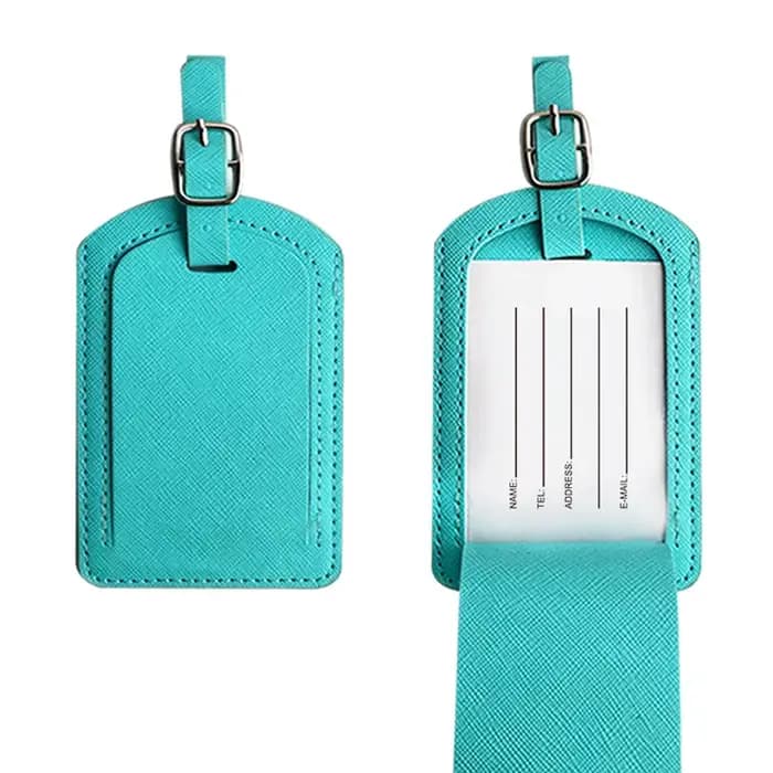Étiquette de bagage de voyage avec nom personnalisé
