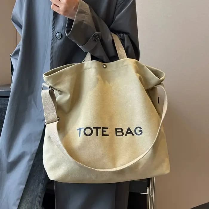 Sac fourre-tout rétro en toile épaisse