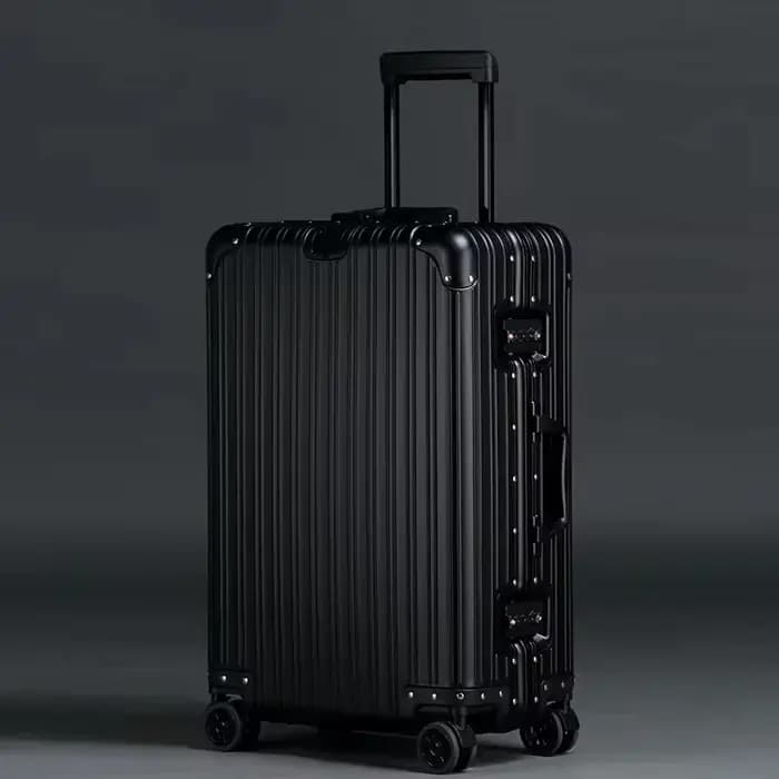 Bagages en alliage d'aluminium et de magnésium, bagages en métal pour femmes de 20/24/26/29 pouces,