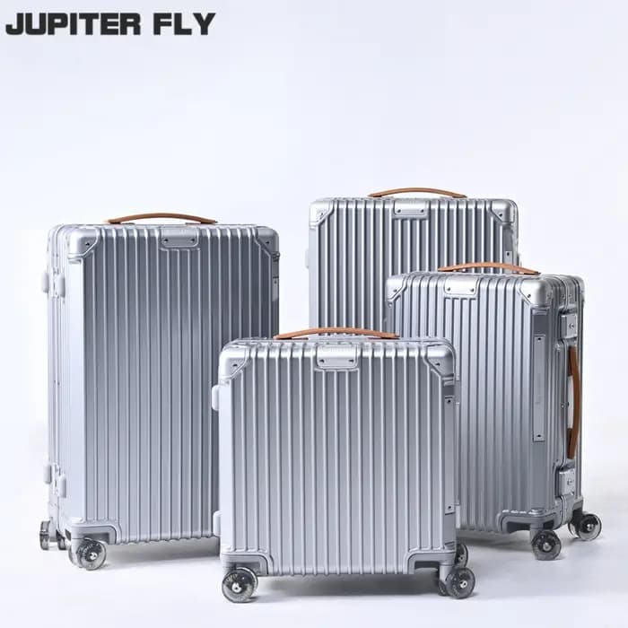 Valise de luxe matériau PC de haute qualité avec cadre en aluminium boîtier de chariot à verrouillag