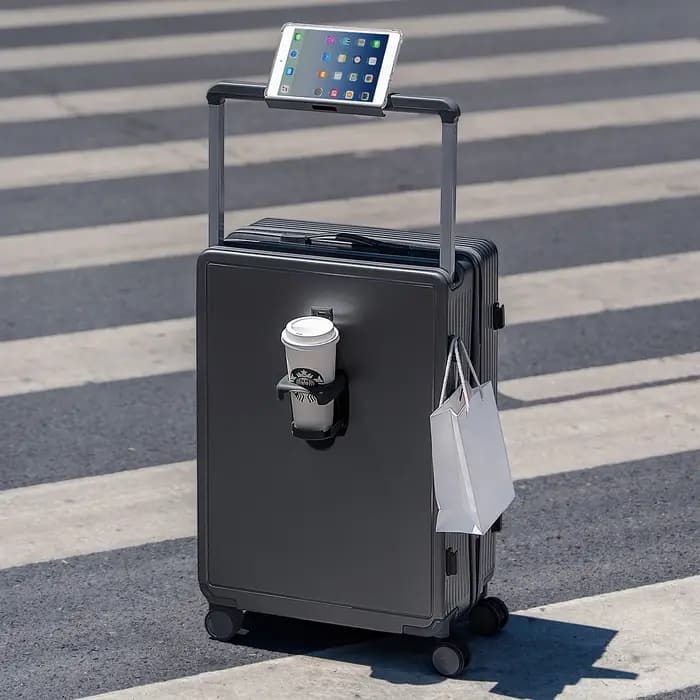 Valise de grande capacité à roulettes de 30 pouces de large, bagage multifonctionnel avec mot de passe, valise à main de 20 pouces, valise de voyage 24/26 pouces