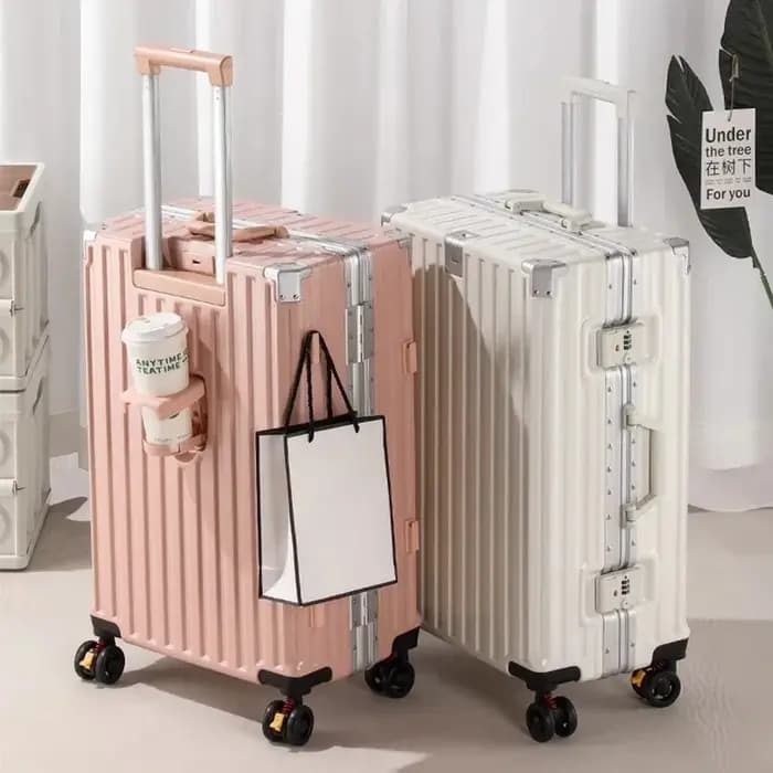Valise de voyage multifonction avec frein à roue