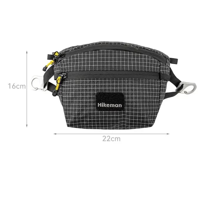 Hikeman sac de poitrine en plein air sac de pêche multifonctionnel Camping sac à bandoulière sport c