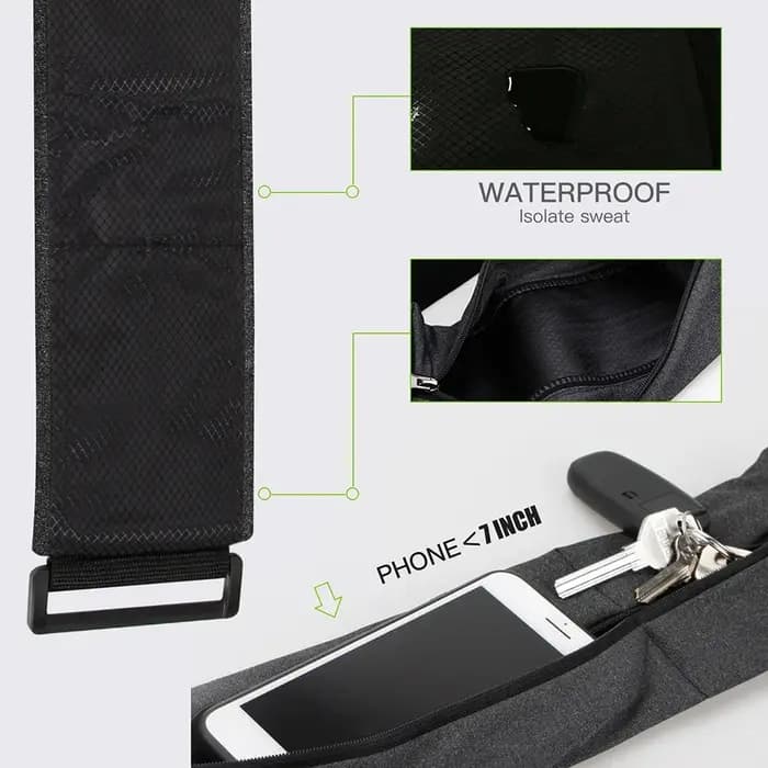 Sac de ceinture de course sur sentier