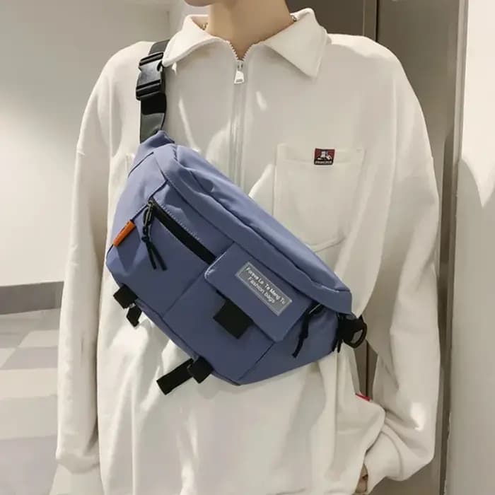 2025Woman poitrine Pack nouvelle rue tendance taille sac unisexe Sports de plein air Fanny