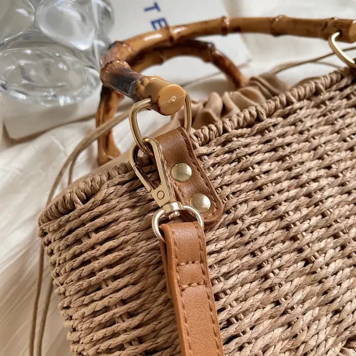 Tissu couleur unie sacs à bandoulière chaîne exquise haute beauté dames