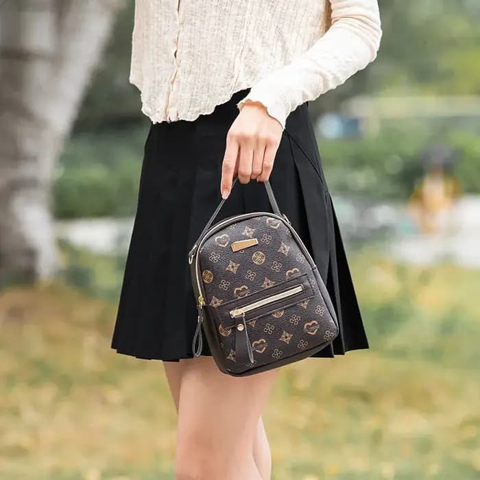 Sac à dos tendance pour femme, sac d'école frais et élégant pour étudiante